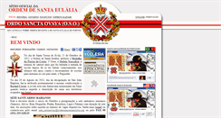 Desktop Screenshot of ordemdesantaeulalia.org